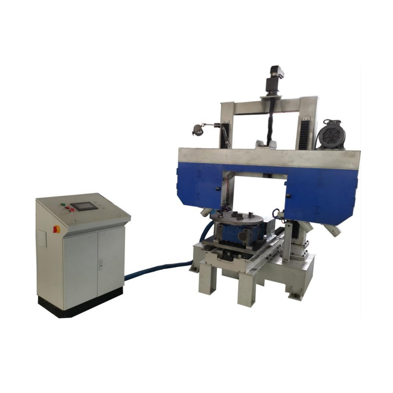 HK520-600H400 boron carbide ceramic rotary flat cutting band saw machine