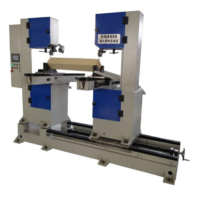 GGS420 Servo feed catalyst double head sawing machine